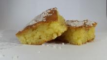 Cassava pudding from root of cassava plant